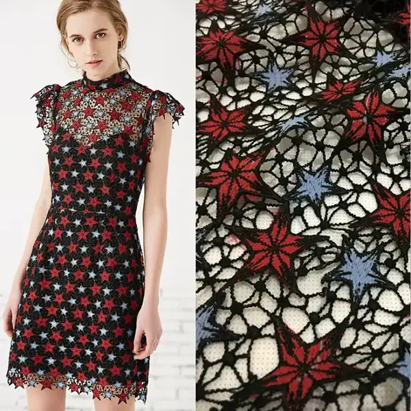 New Arrival Fashion Luxury 3d Embroidery Sequin Lace Fabric Liturgical Lace Fabric