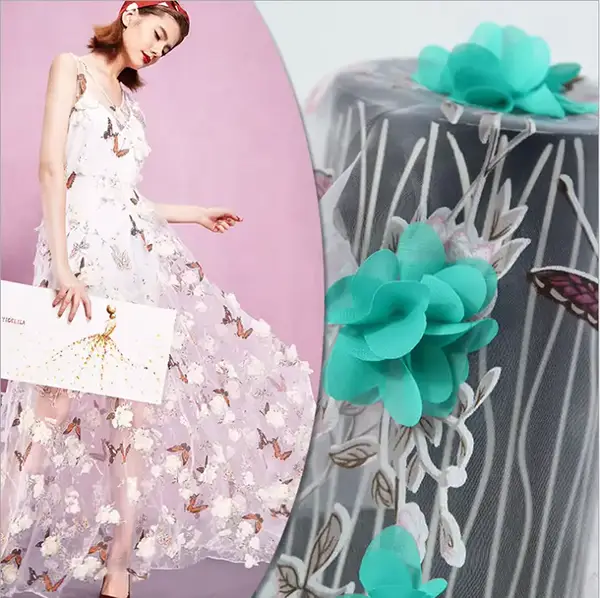 New Arrival Fashion Luxury 3d Embroidery Sequin Lace Fabric Liturgical Lace Fabric New Arrival Fashion Luxury 3d Embroidery Sequin Lace Fabric Liturgical Lace Fabric