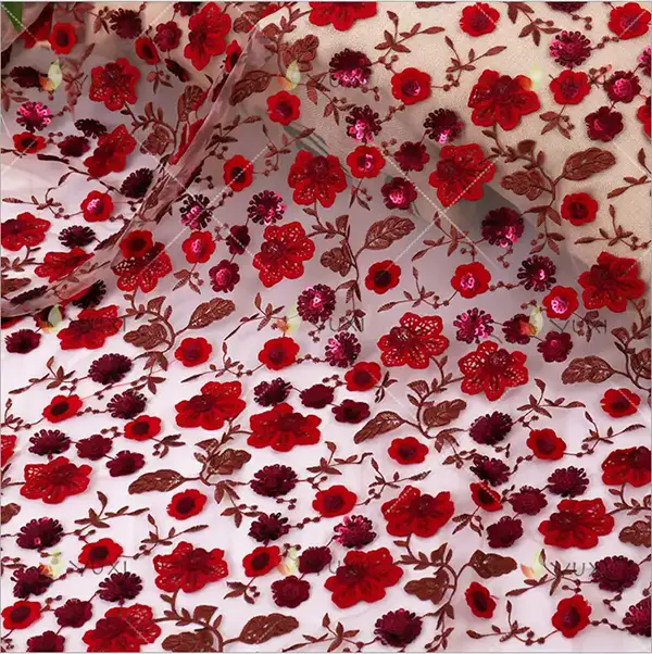 New Arrival Fashion Luxury 3d Embroidery Sequin Lace Fabric Liturgical Lace Fabric New Arrival Fashion Luxury 3d Embroidery Sequin Lace Fabric Liturgical Lace Fabric