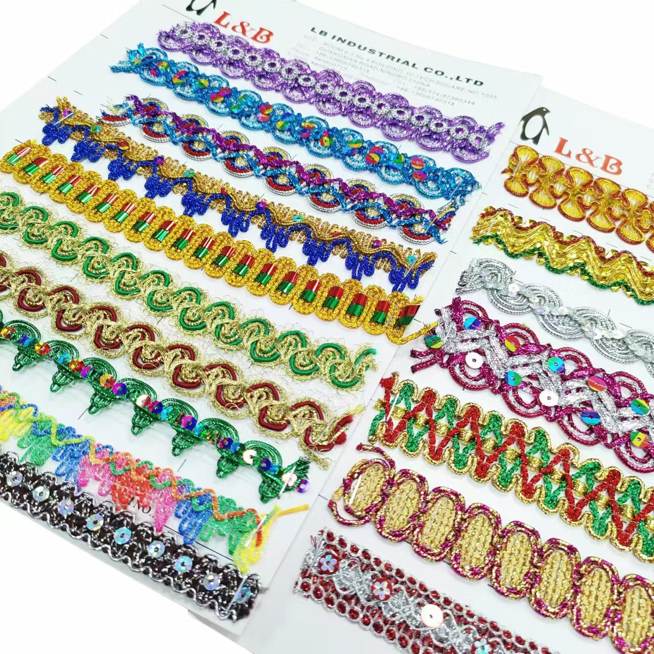 Clothing Accessories Gold and Silver Metallic Border Lace Trim Metallic Gold Sequins Embroidery Tatting Lace Trim