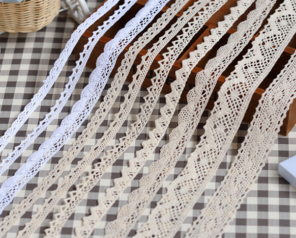 High Quality New Design Cotton Wedding Lace Fabrics/soluble Lace Trimming/Crochet Cotton Cord Embroidered Lace